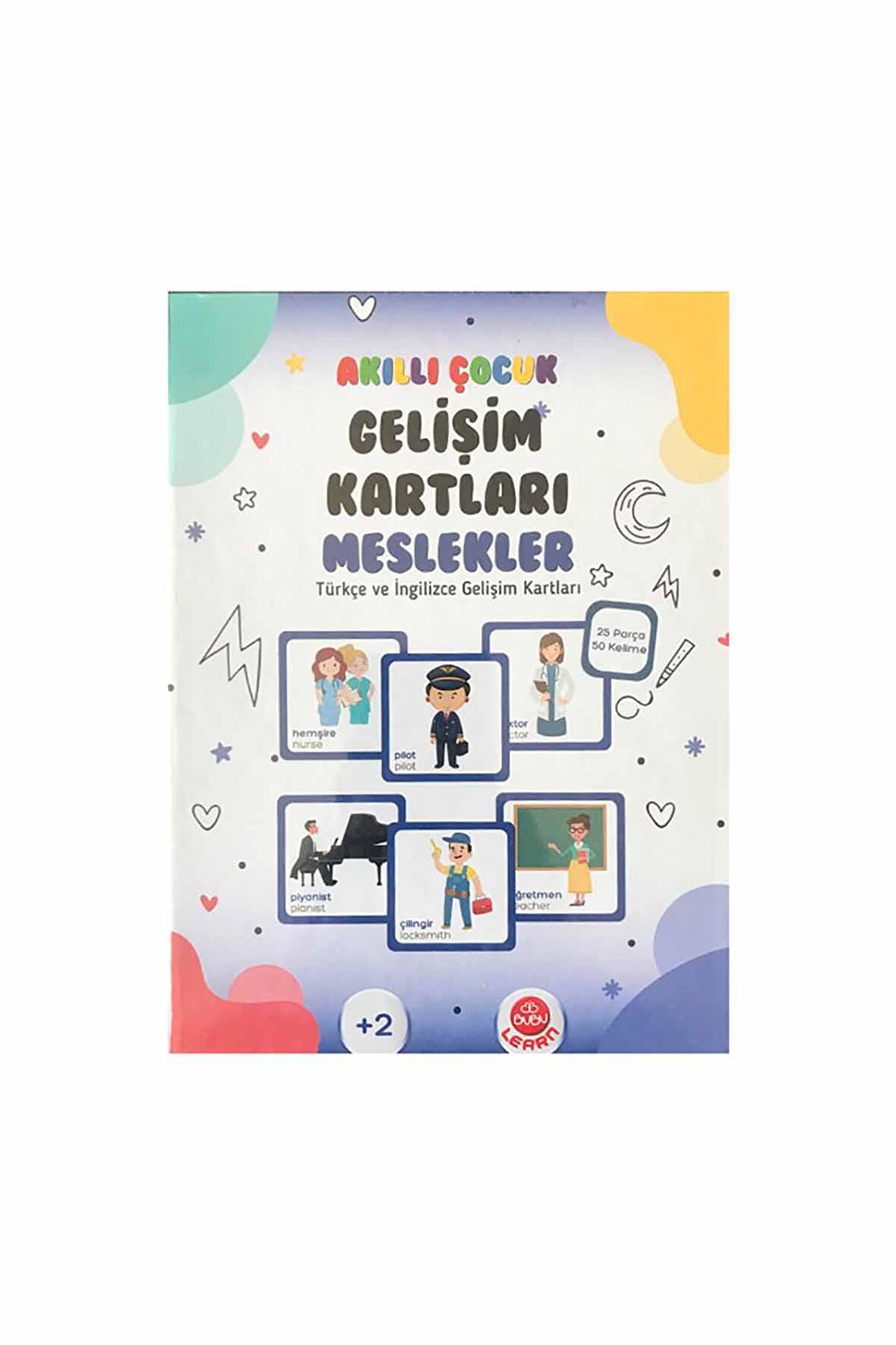 Bubu Akıllı Çocuk Gelişim Kartları Meslekler