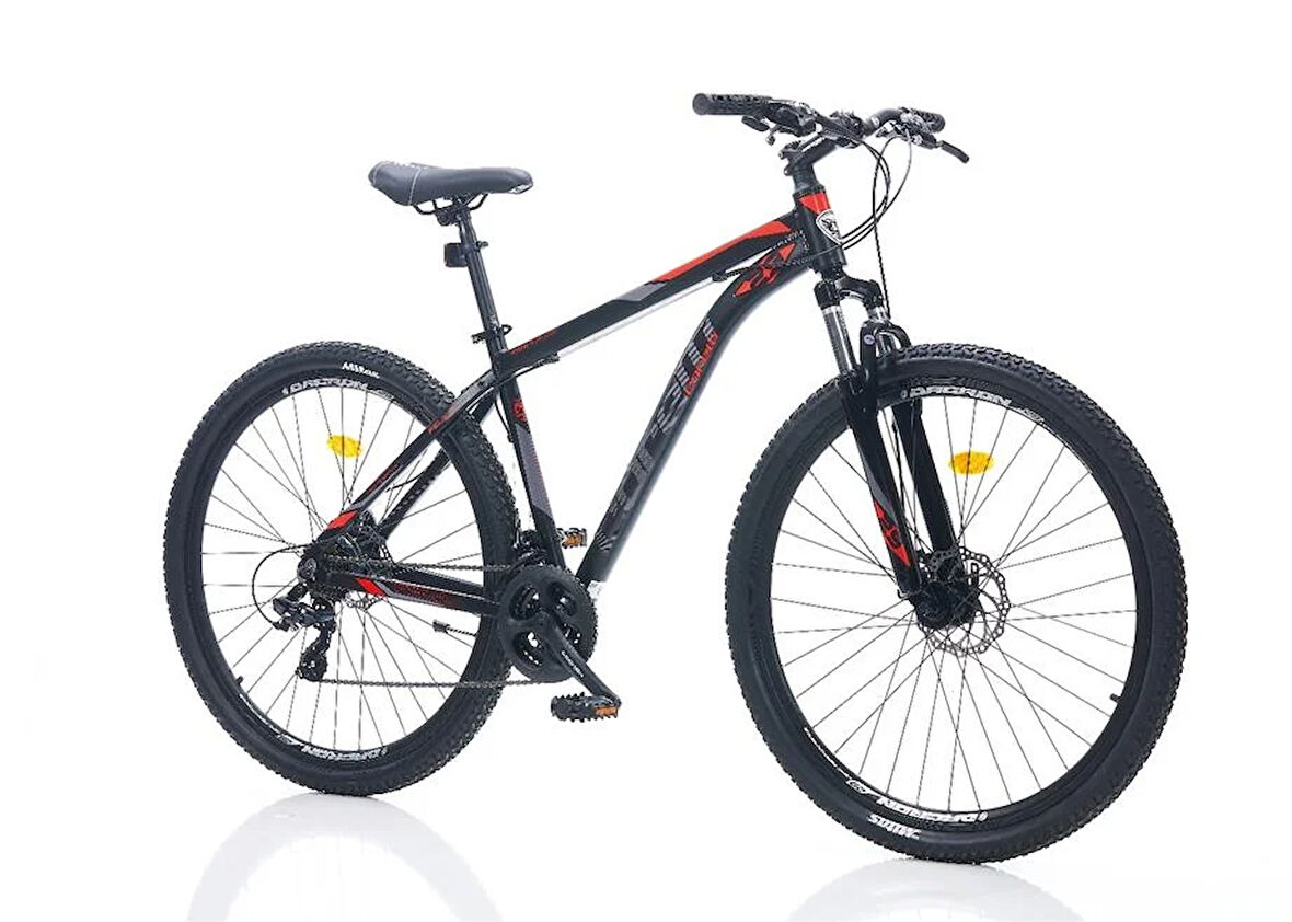 CORELLİ FELİX 2.3 ERKEK DAĞ BİSİKLETİ 460H MD 29 JANT 24 VİTES SİYAH KIRMIZI GRİ