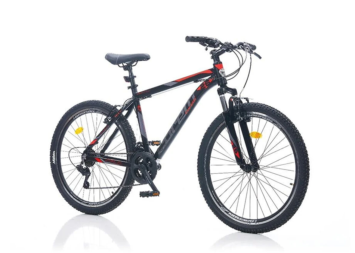 CORELLİ FELİX 3.0 ERKEK DAĞ BİSİKLETİ 380H V 26 JANT 21 VİTES SİYAH TURUNCU GRİ