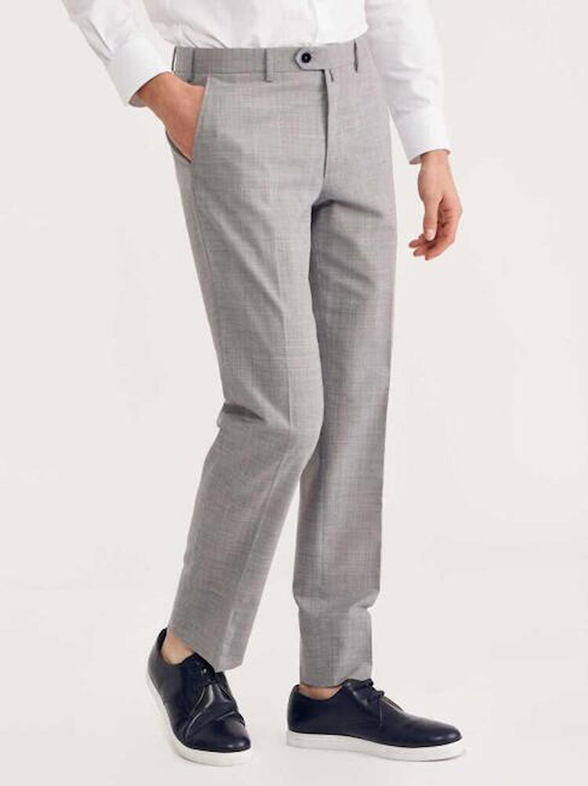 Bisse Erkek Platinum Klasik Pantolon GRİ PPNK20Y20124_D55