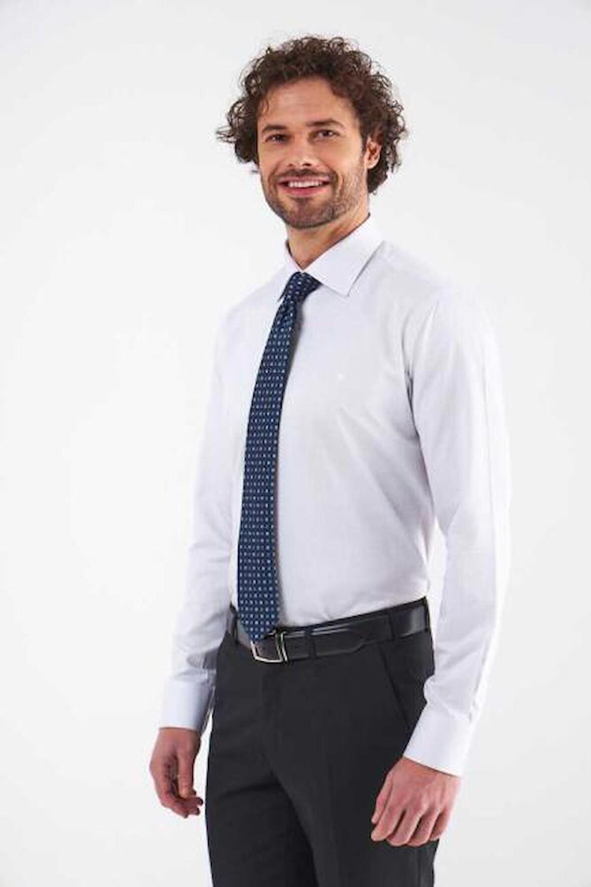 Bisse Erkek Regular Fit Uzun Kollu Klasik Gömlek GRİ GM21K212072_E55