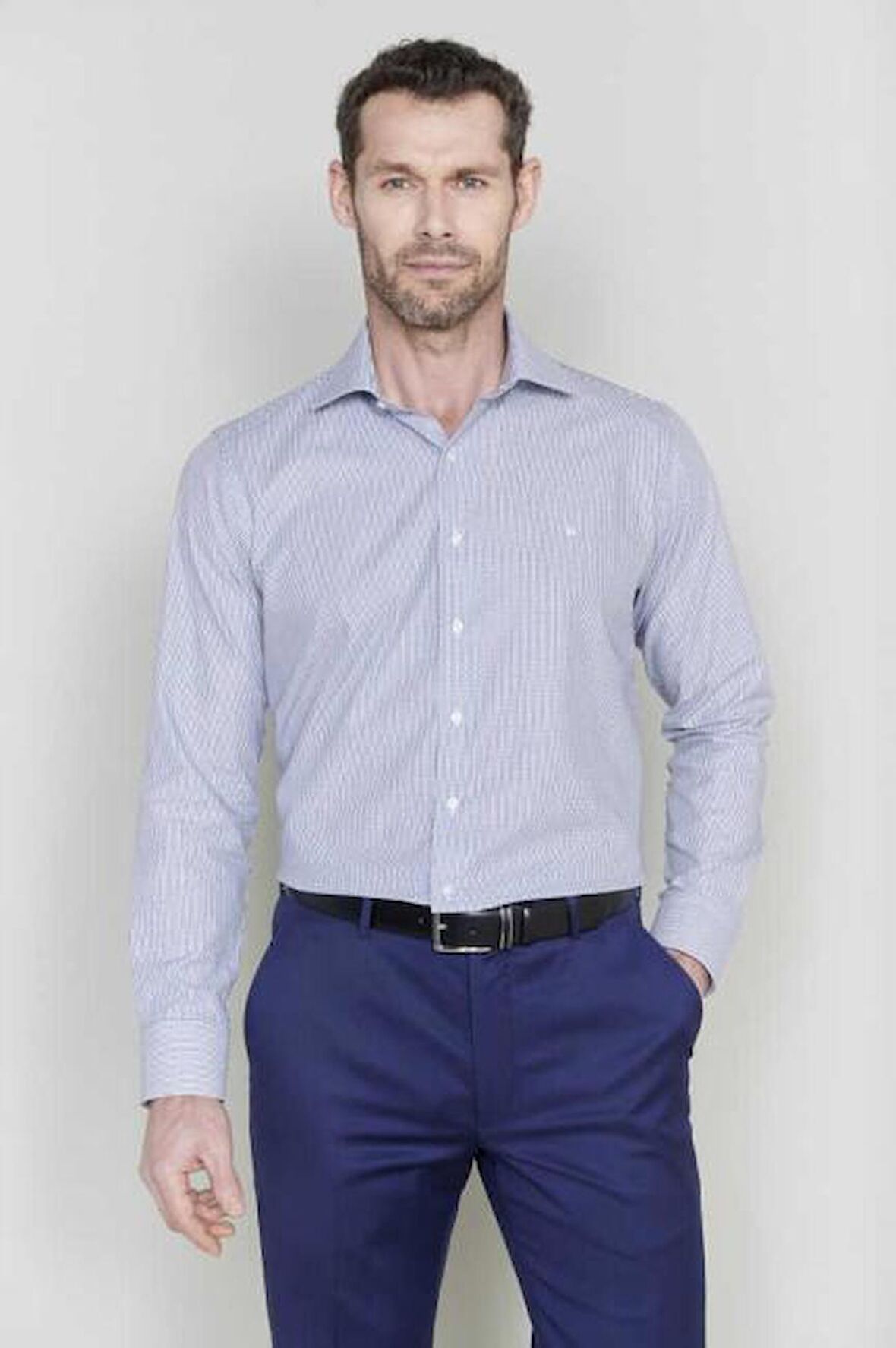 Bisse Erkek Regular Fit Uzun Kollu Klasik Gömlek LACİ GM21K212085_C39