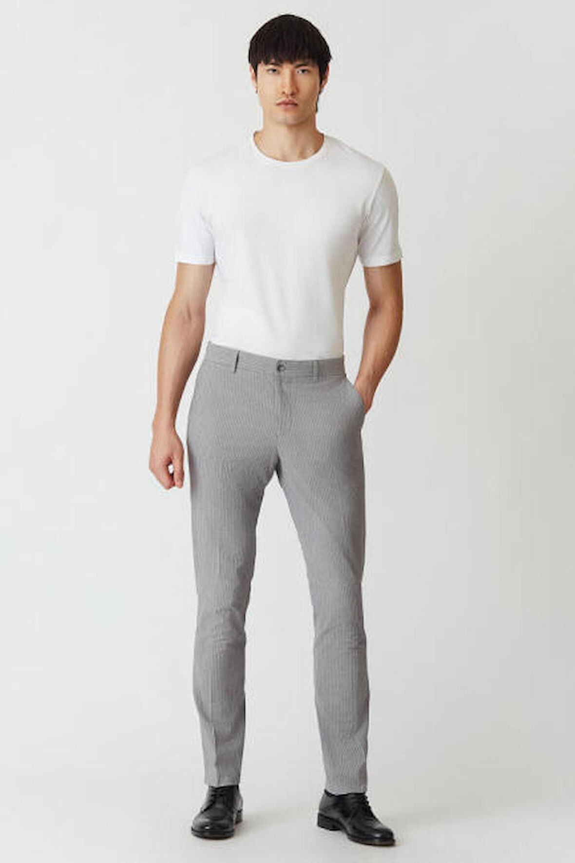Bisse Erkek 4 Cep Kumaş Spor Pantolon GRİ PNS22Y22108_D55
