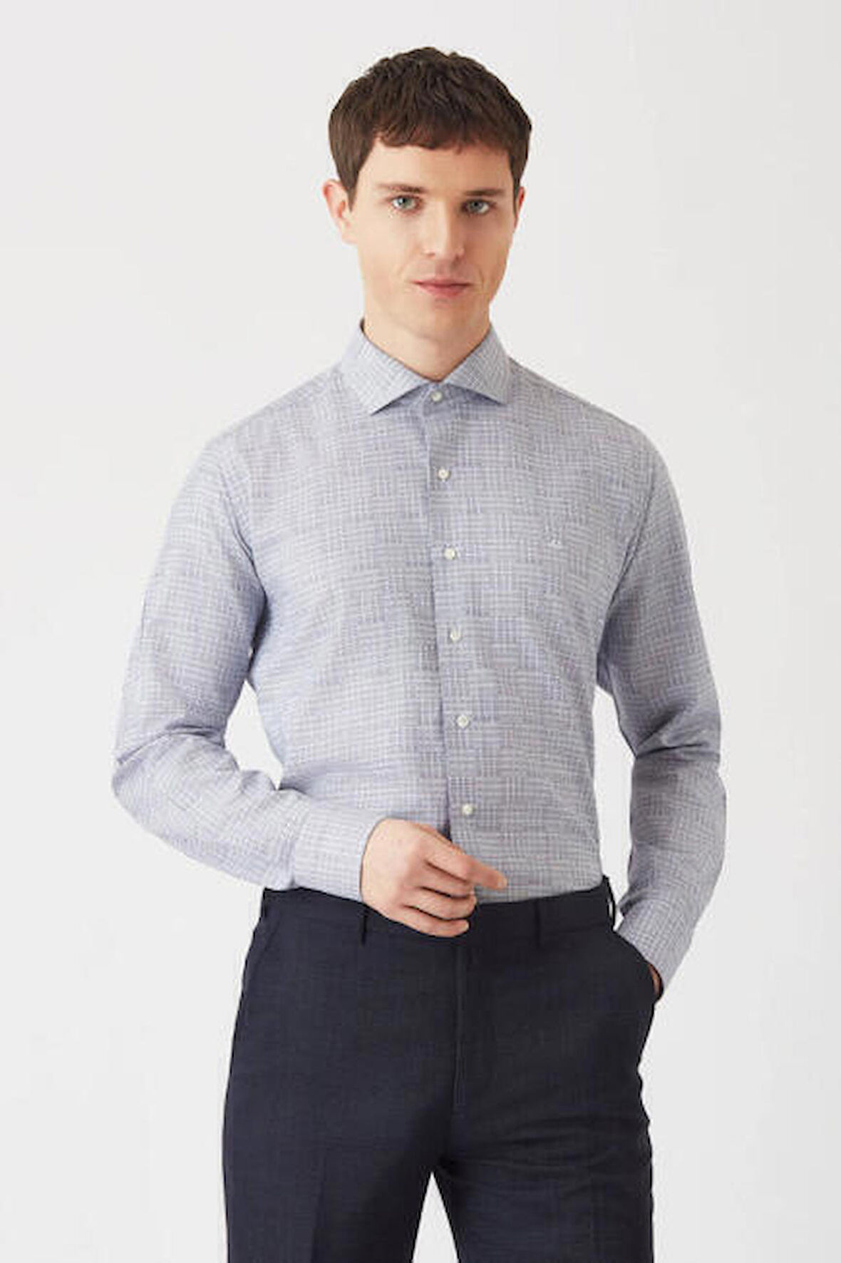 Bisse Erkek Regular Fit Uzun Kollu Klasik Gömlek LACİ GM22K222031_D39