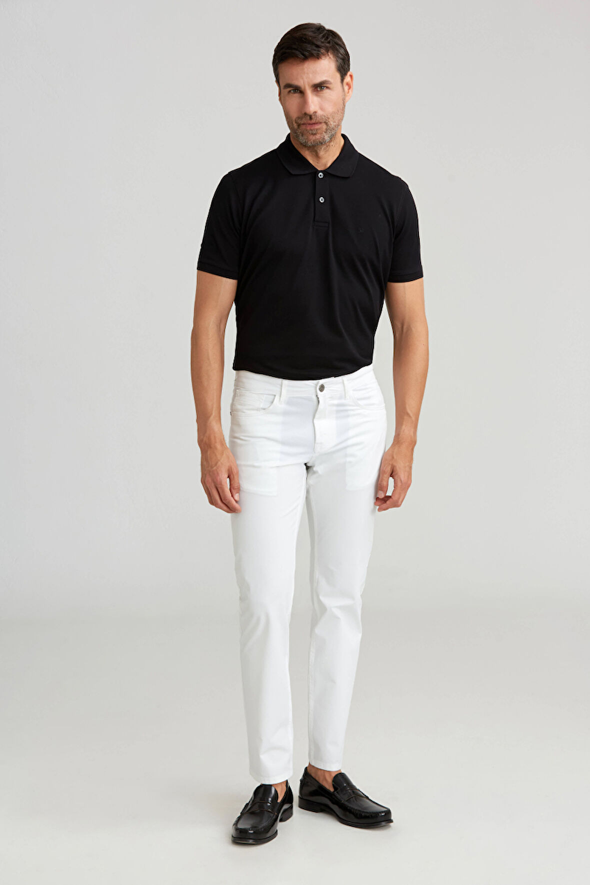 Bisse 5 Cepli Beyaz Spor Erkek Pantolon PNS23Y23110_D01