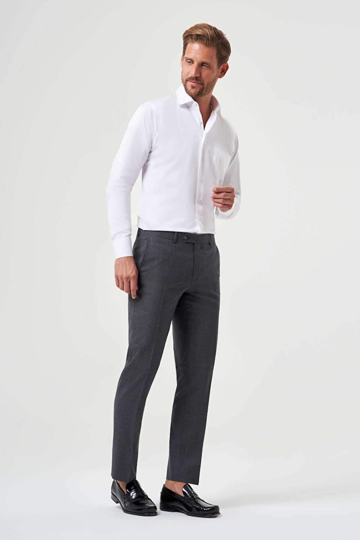 Bisse Regular Fit Füme Klasik Erkek Pantolon PPNK22K22222_D57