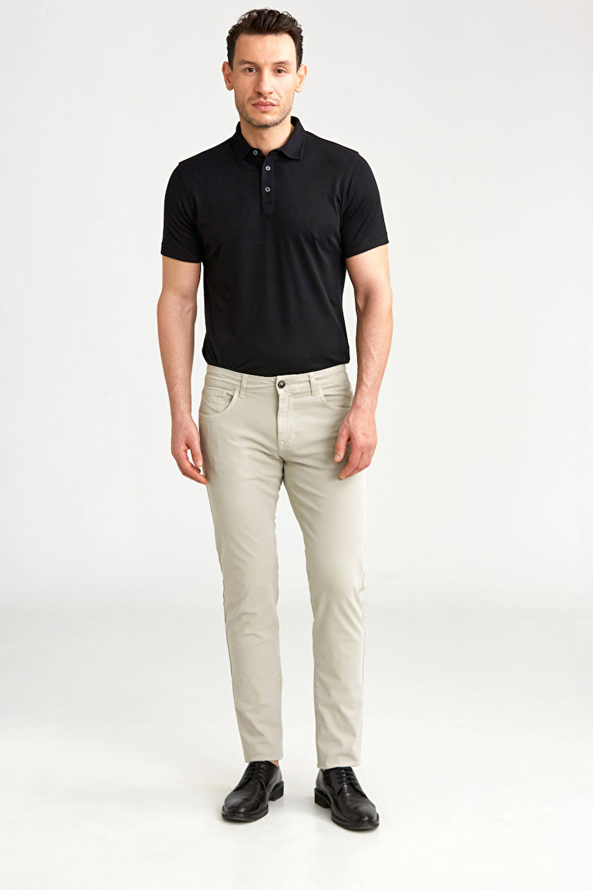 Bisse Regular Fit Taş Gabardin Spor Erkek Pantolon PNSGBR122300300_D60