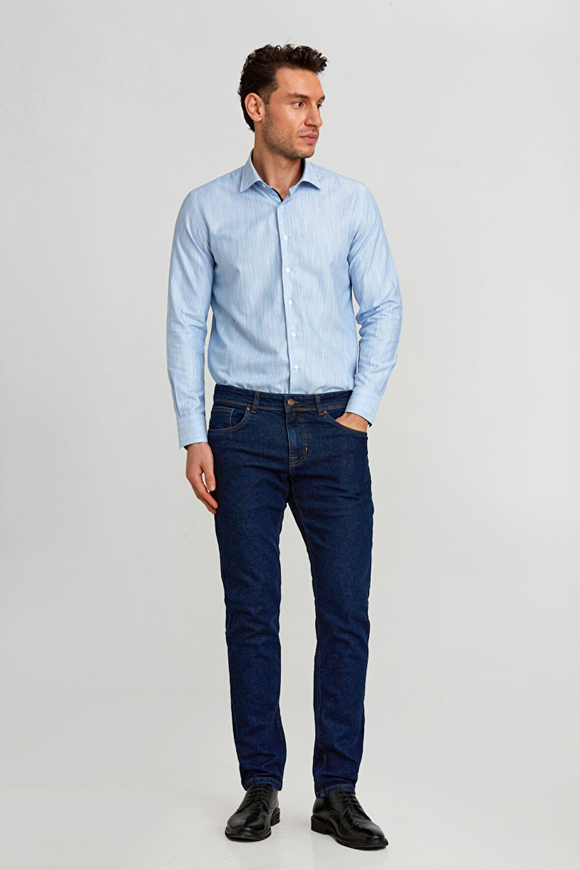 Bisse 5 Cepli Lacivert Jean Erkek Pantolon PNJ24Y24107_D39