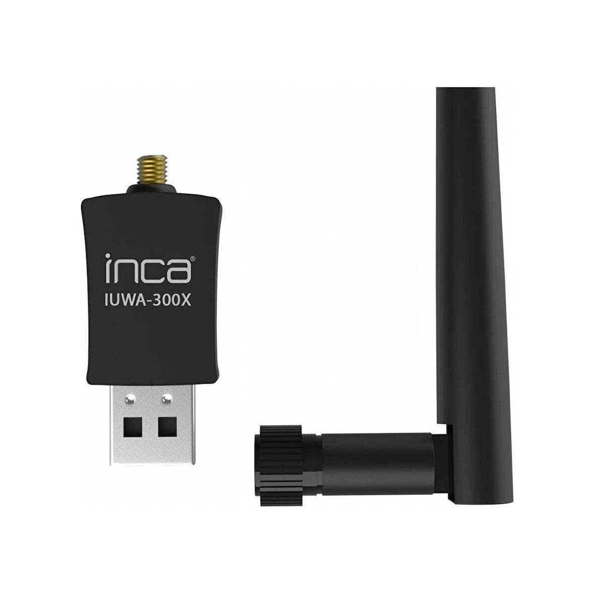 Inca IUWA-300X 300 Mbps 11N Harici 5Dbi Anten Wireless Adaptör