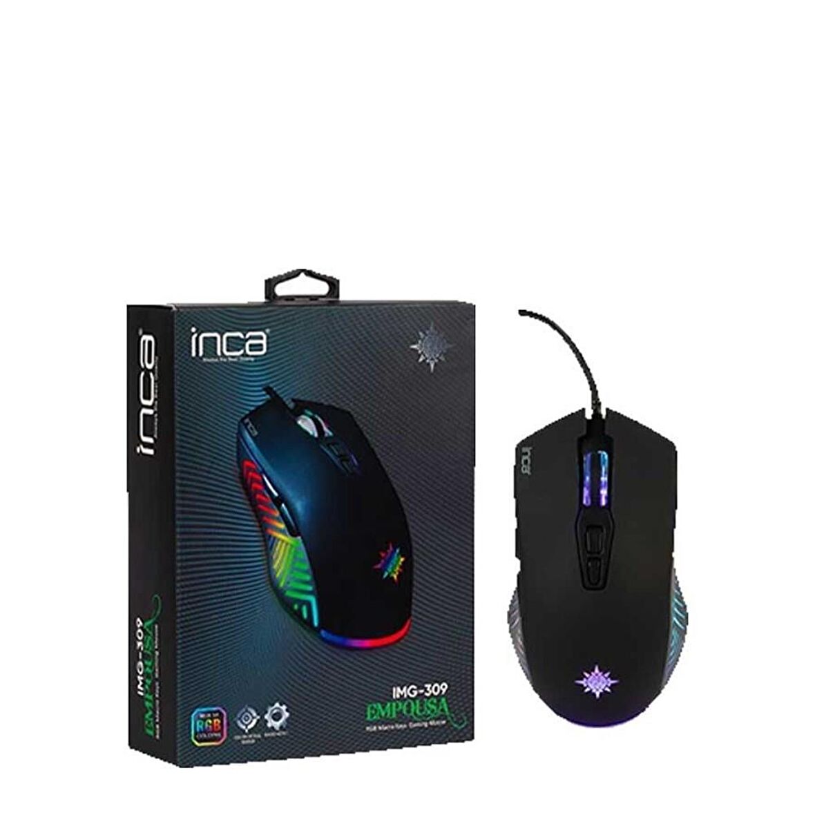 Inca Empousa IMG-309 7200 DPI RGB Oyuncu Mouse