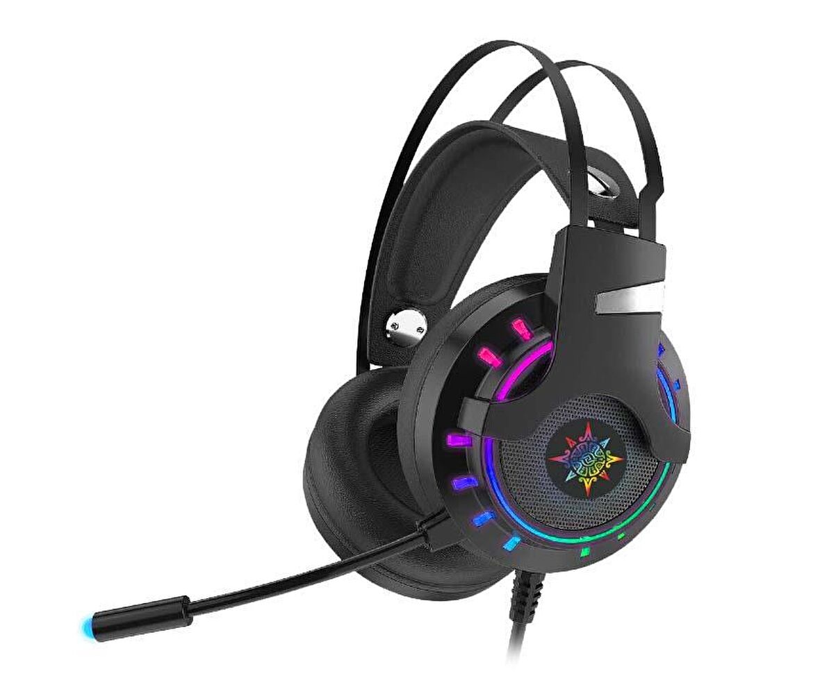 Inca Igk-X10 Mikrofonlu Stereo RGB Gürültü Önleyicili Oyuncu Kulak Üstü Kablolu Kulaklık