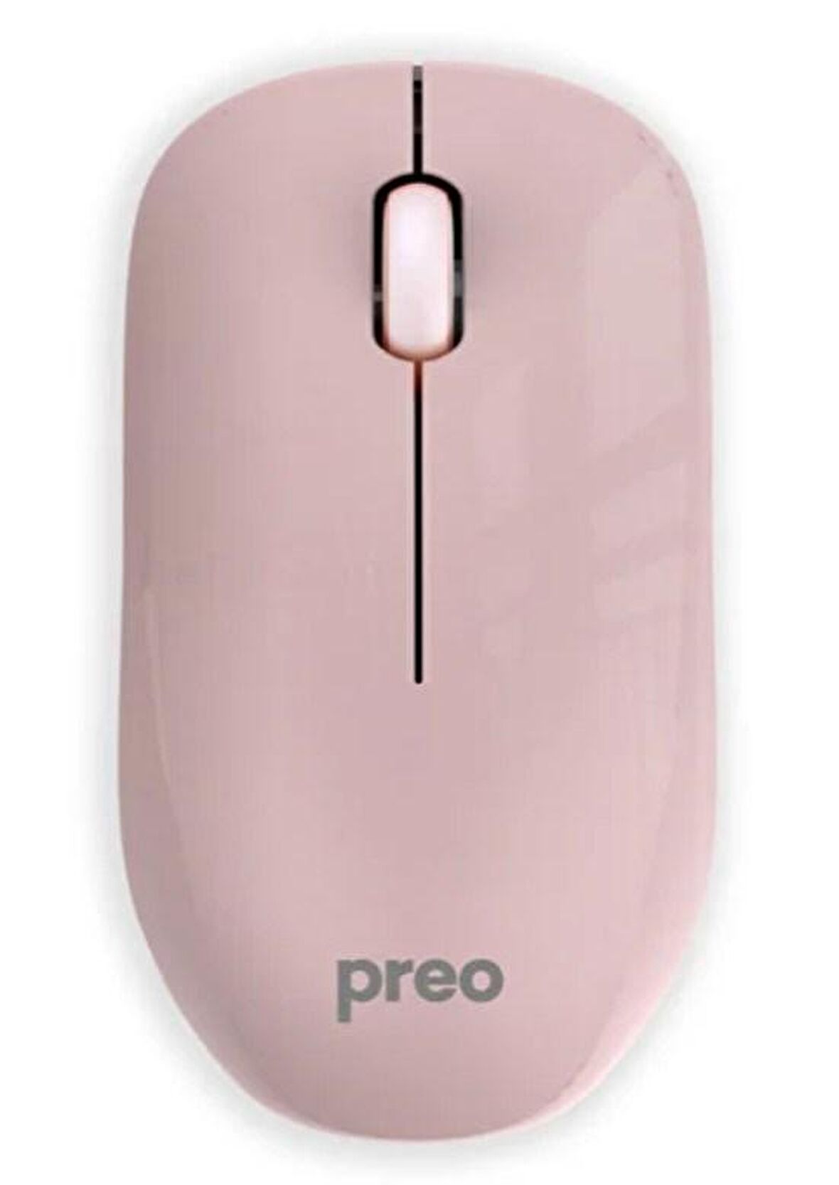 Preo Ergonomik Pastel Kablosuz Sessiz Mouse Pembe M19