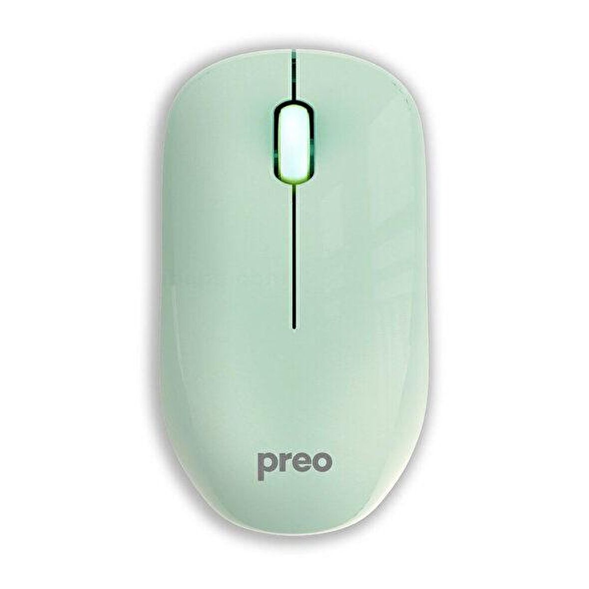 Preo M19 Ergonomik Pastel Kablosuz Sessiz Mouse Yeşil