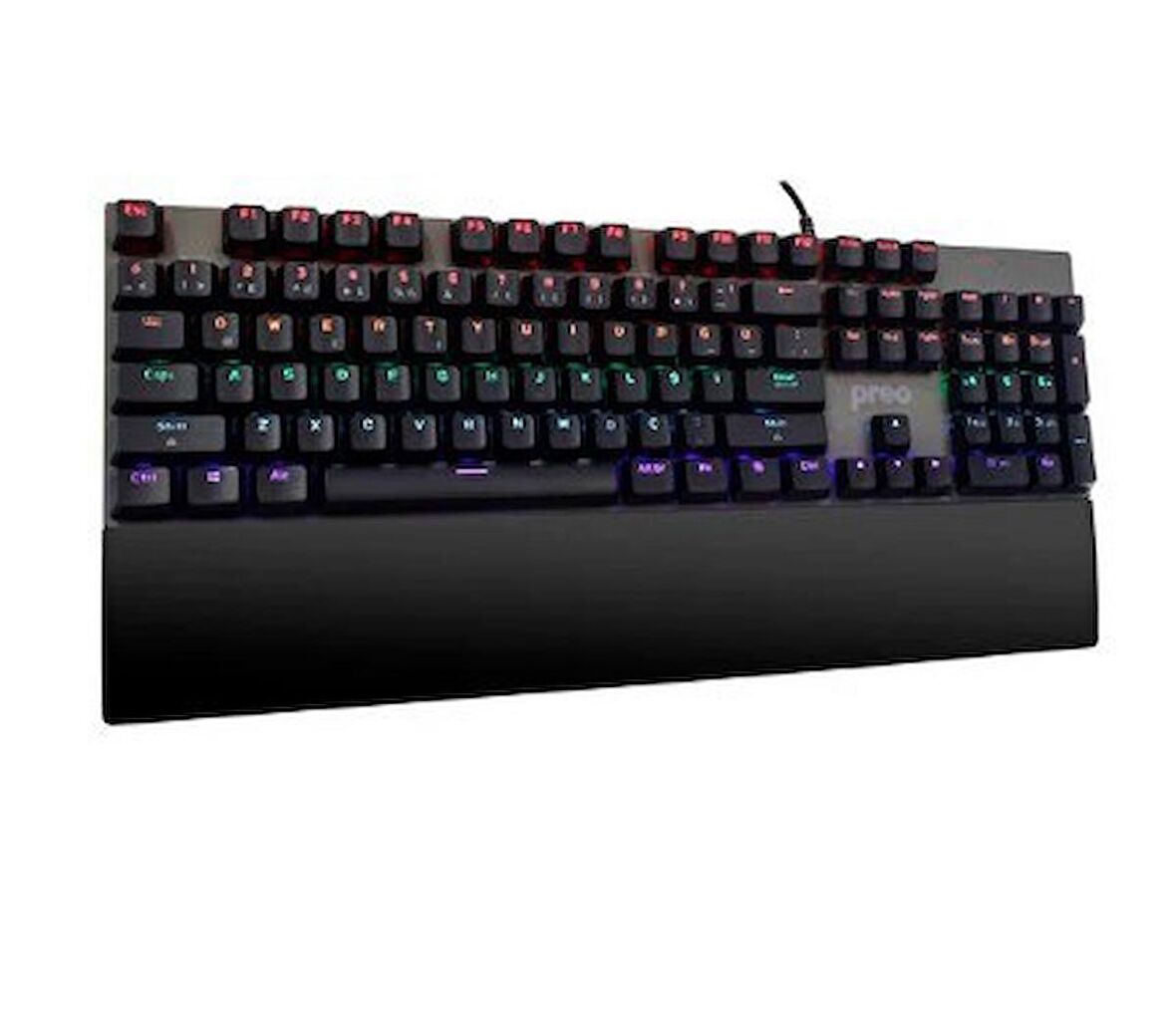 Preo Mg50 Plus Clicky Blue Switch Bilek Destekli Gaming Mekanik Klavye