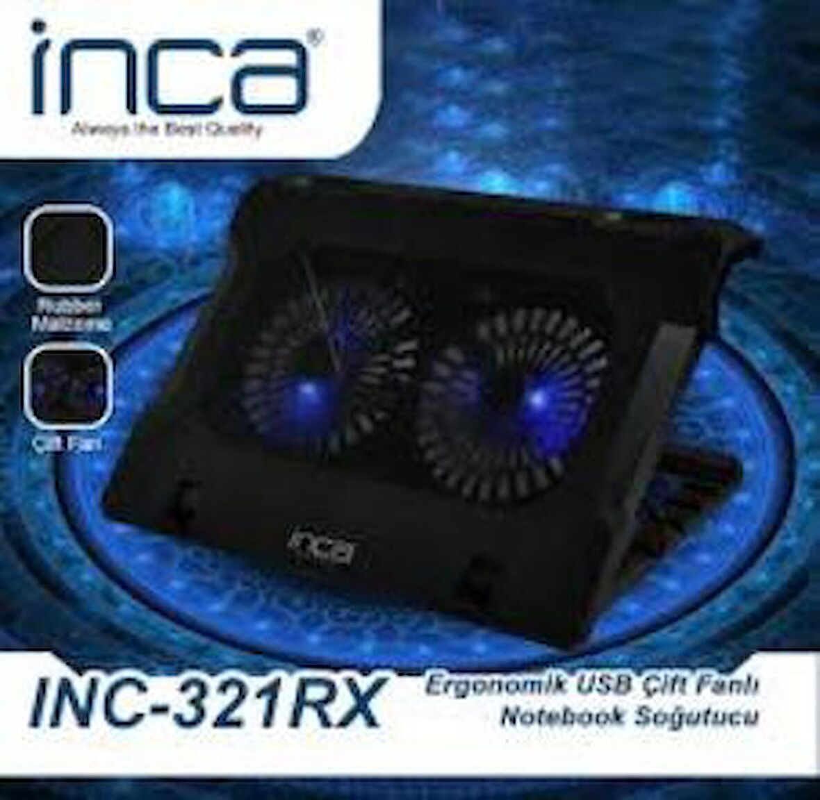 Inca Inc-321RX (021RX)  Çift Usb Sessiz Stand + Soğutucu