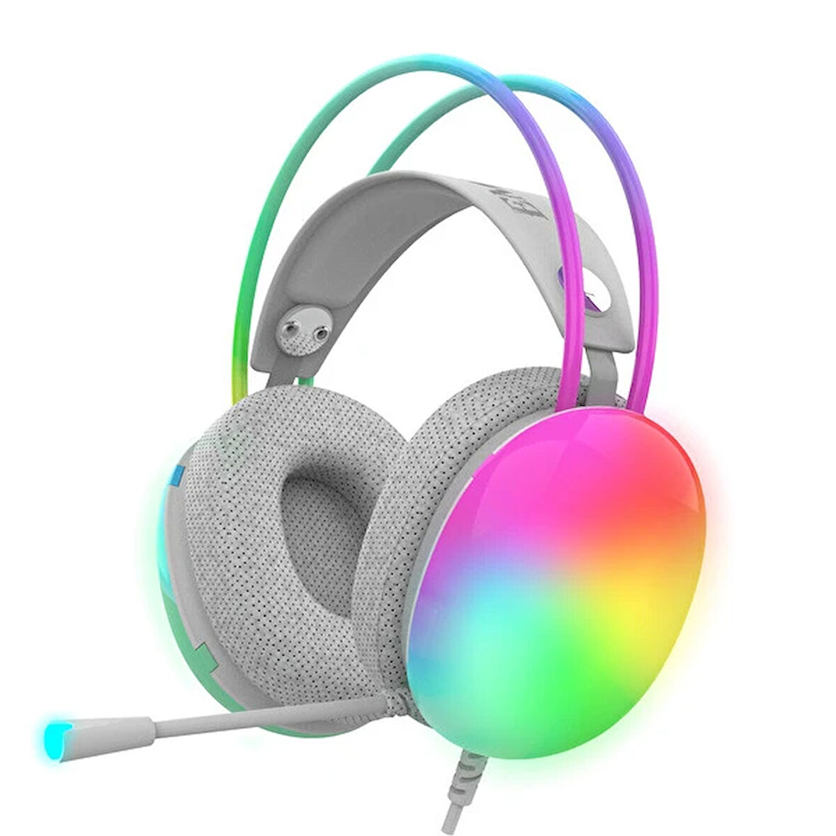 Inca Igk-X8y Empousa Series 7.1 Surround Transparan Rgb Led Effect Gaming Headset
