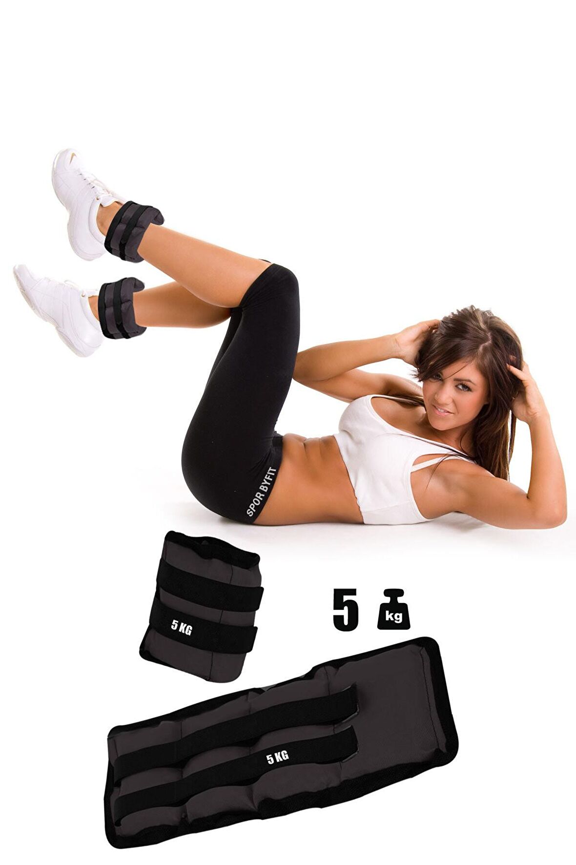 5 kg X 2 Adet Siyah El Veya Ayak Bileği Ağırlığı