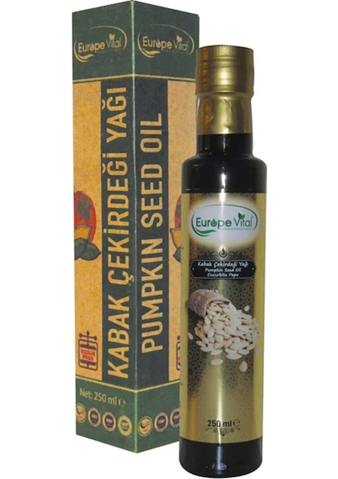 EUROPE VİTAL KABAK ÇEKİRDEĞİ YAĞI 250 ML