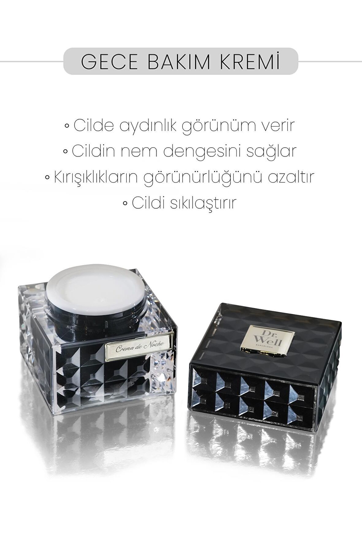 Kırışıklık Karşıtı, Nemlendirici ve Canlandırıcı Gece Bakım Kremi 50 ML