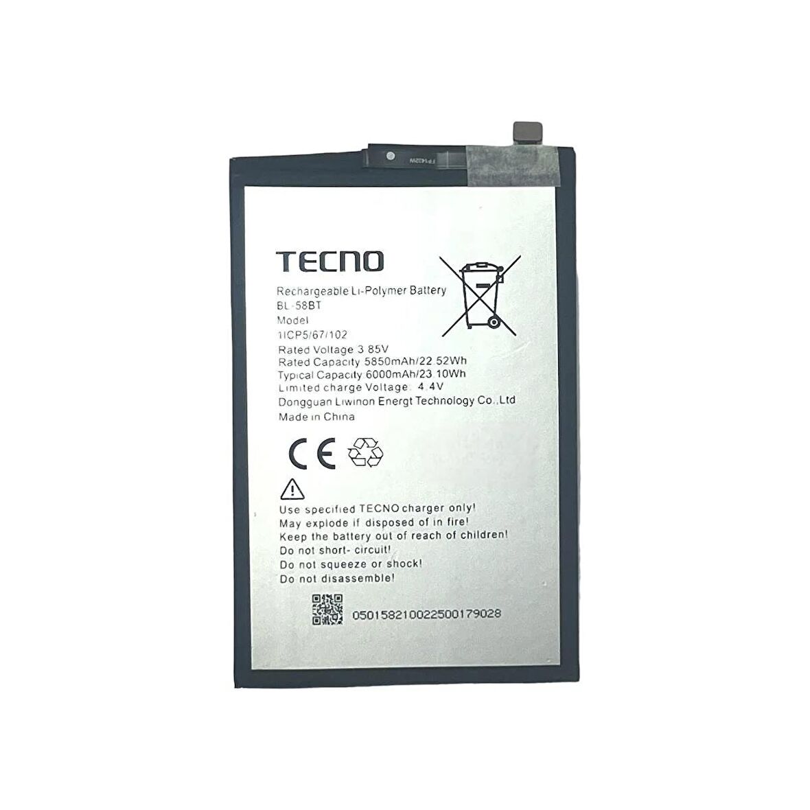 Tecno Pova (BL-58BT) Batarya