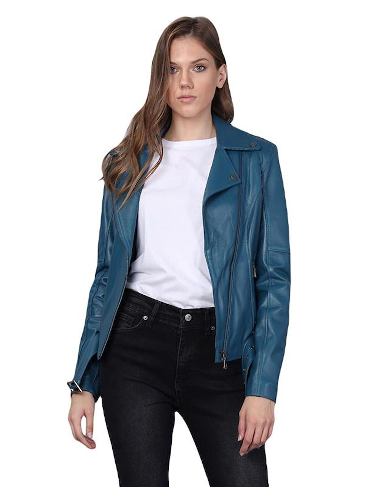 Basics&More Kadın Deri Ceket BM-01