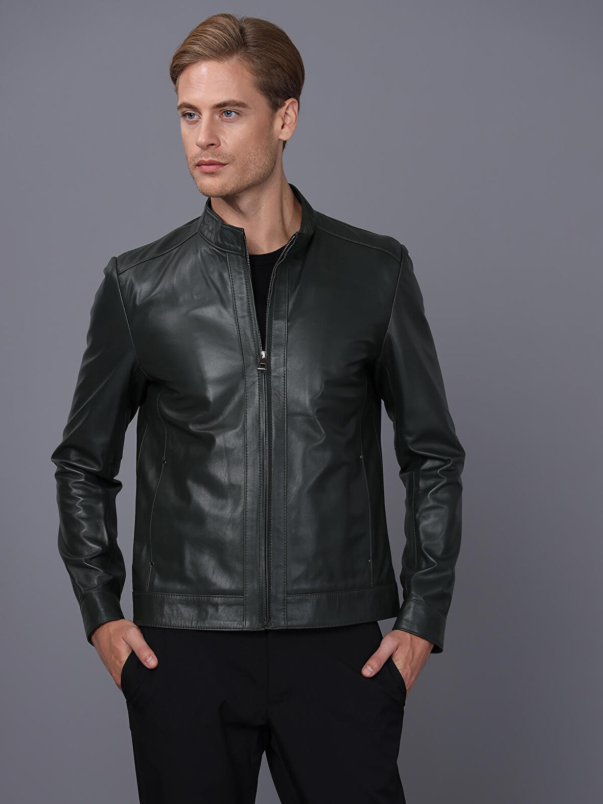 Basics&More Erkek Deri Ceket E130