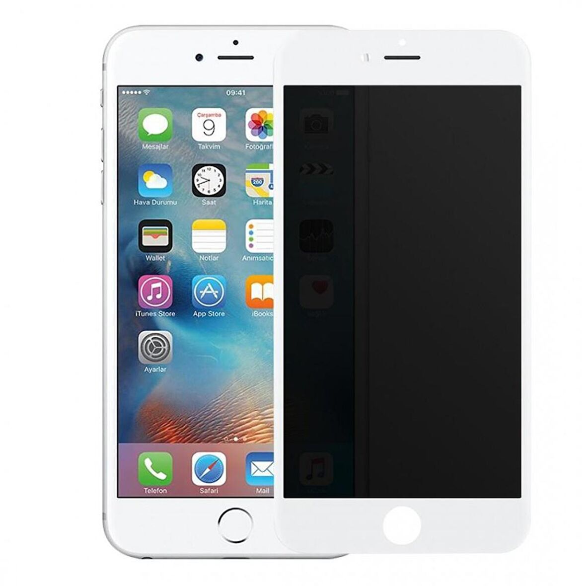 BİNANO PRIVACY IPHONE 6/6S BEYAZ EKRAN KORUYUCU