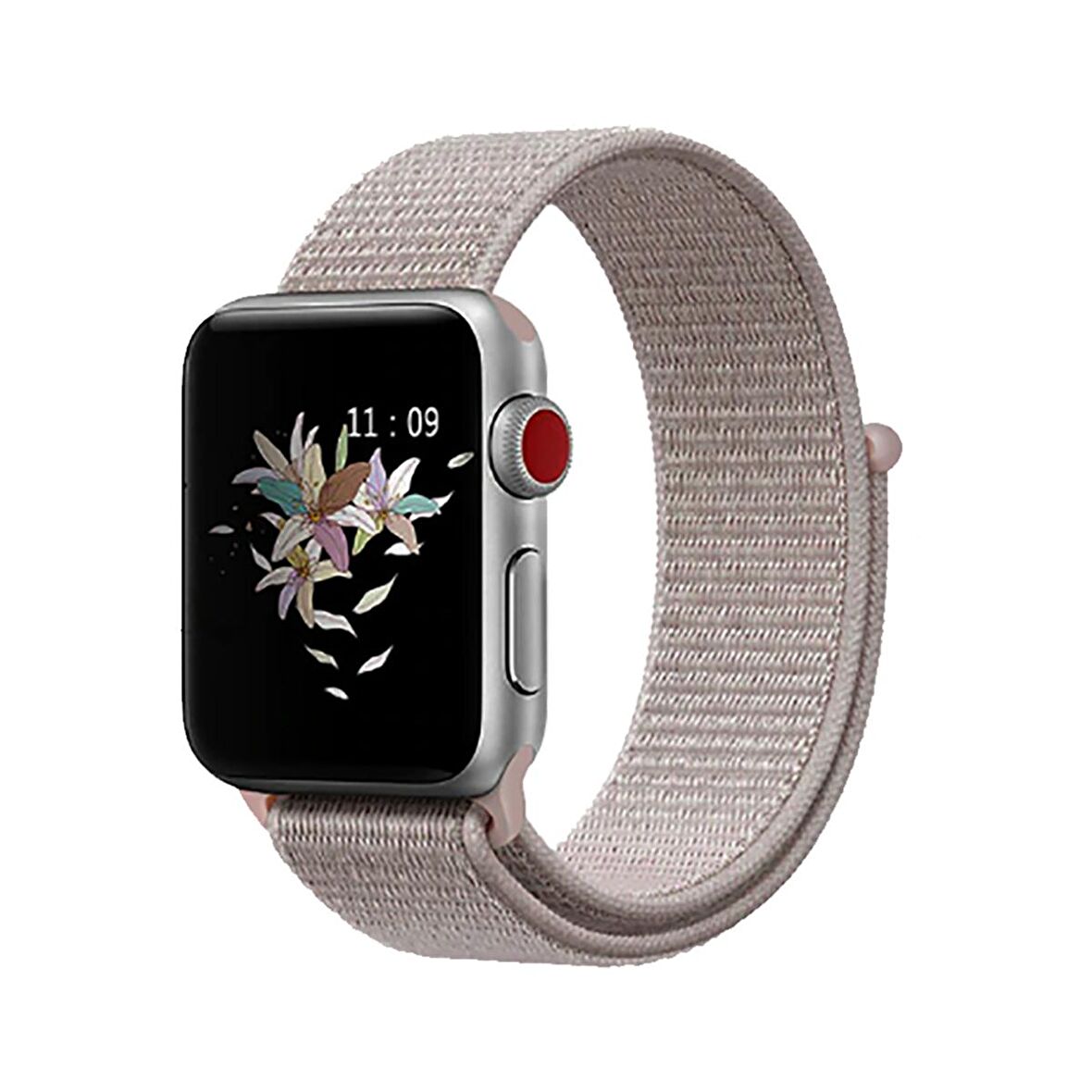 E2M Apple Watch Uyumlu 42-44MM KRD-03 HASIR BEJ KORDON 