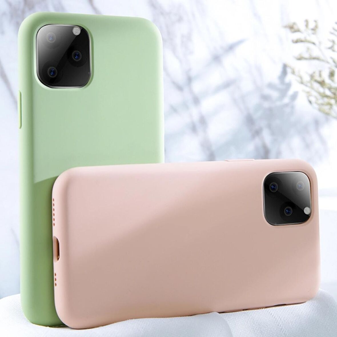 BİKAPAK ECO SENSE IPHONE 12 / 12 PRO LİLA KAPAK