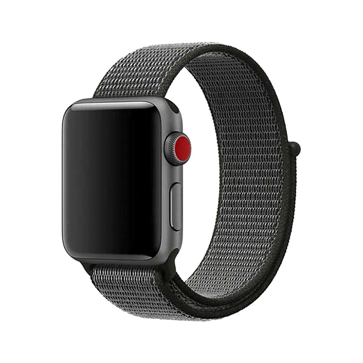 E2M Apple Watch Uyumlu 38-40MM KRD-03 HASIR GRI KORDON 