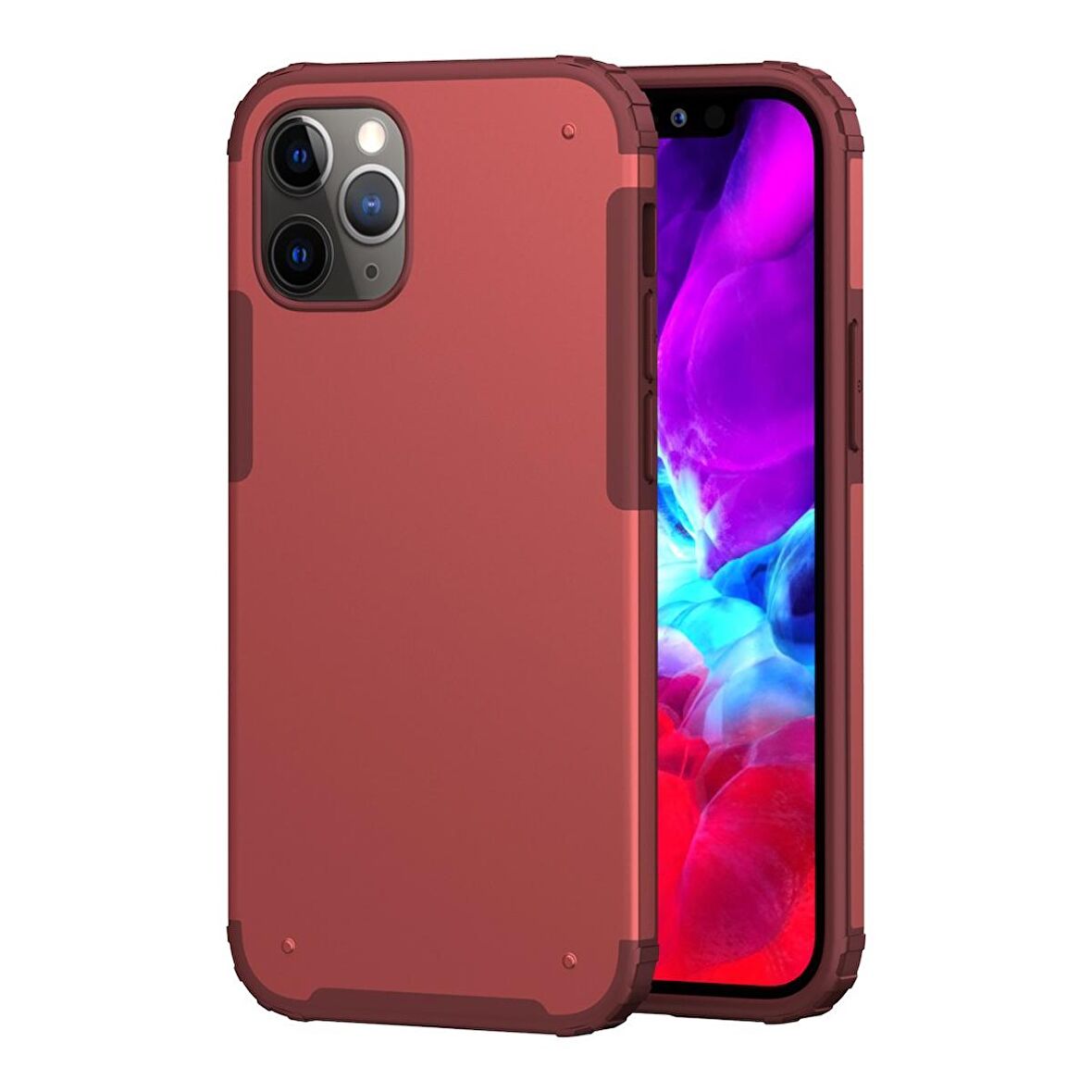 BİKAPAK ELIT MIST IPHONE 12 PRO MAX OPAK KIRMIZI KAPAK