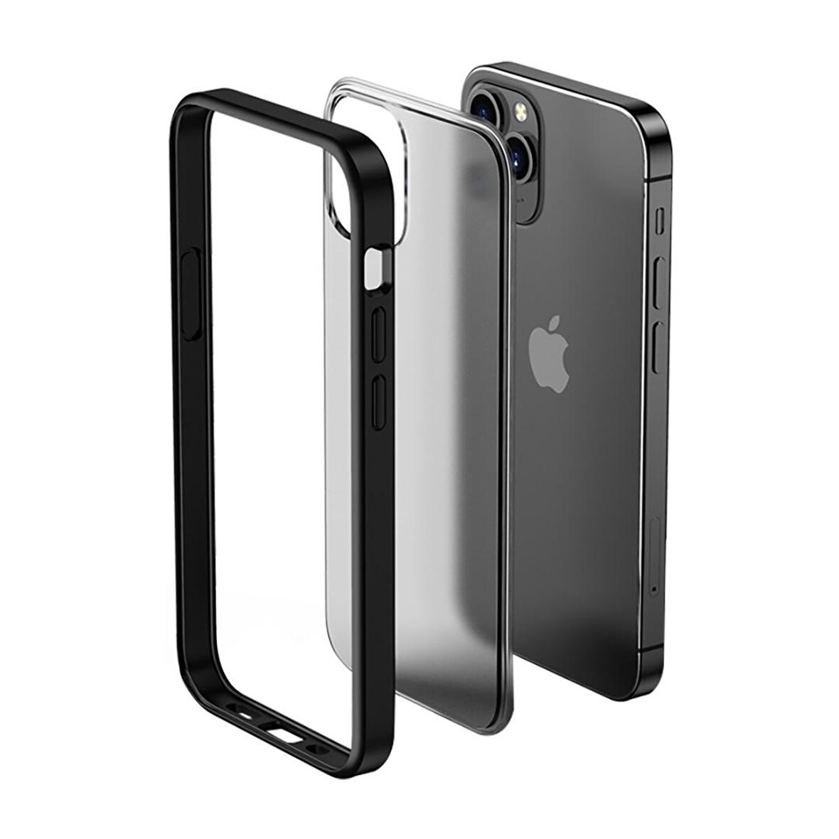BİKAPAK ELIT ENIGMA IPHONE 12 MİNİ FULL MAVİ KAPAK