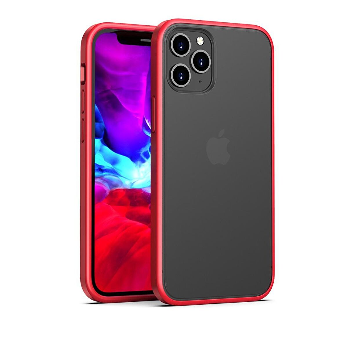BİKAPAK ELIT ENIGMA IPHONE 12 PRO MAX FULL KIRMIZI