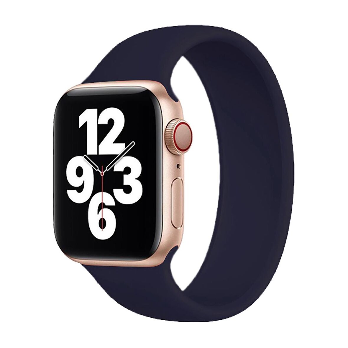 E2M Apple Watch Uyumlu 42-44mm KRD-18 Silikon M Lacivert 