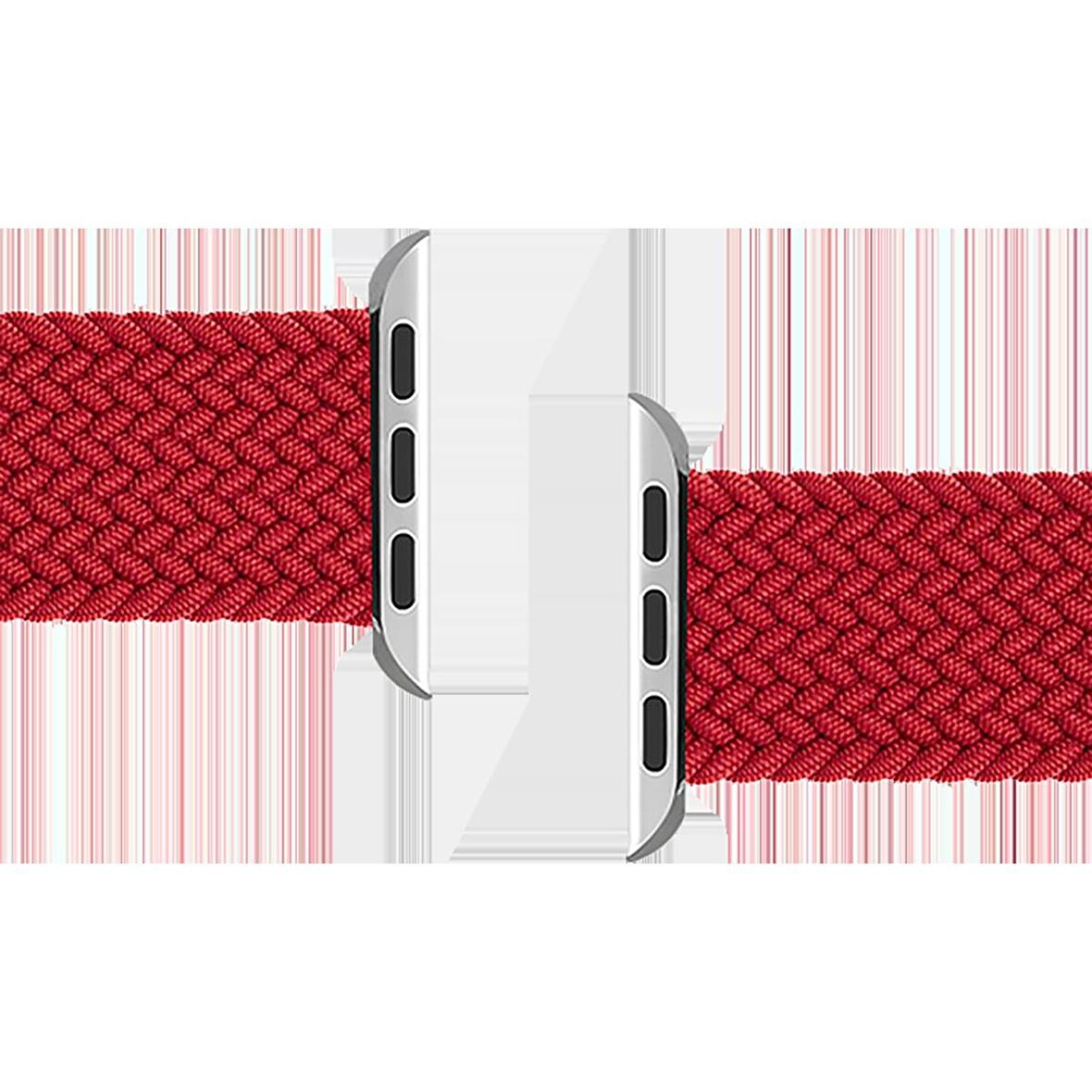 E2M Apple Watch Uyumlu 38-40mm KRD-15 Örgü Kırmızı M 