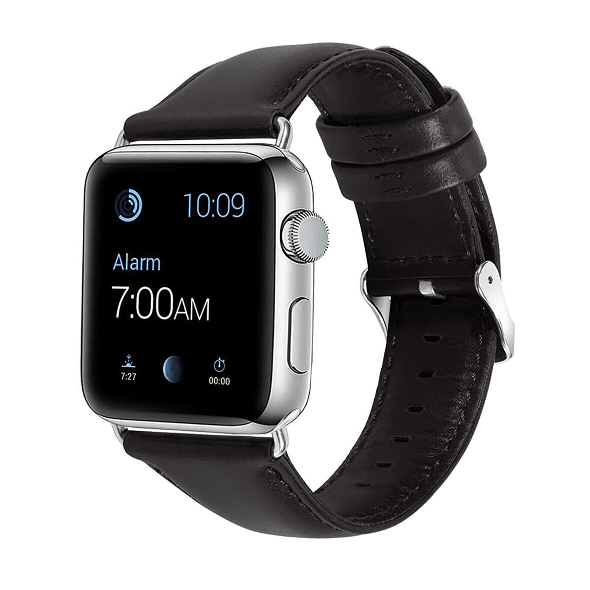 E2M Apple Watch Uyumlu 38-40MM KRD-10 DERI ACI KAHVE KOR 