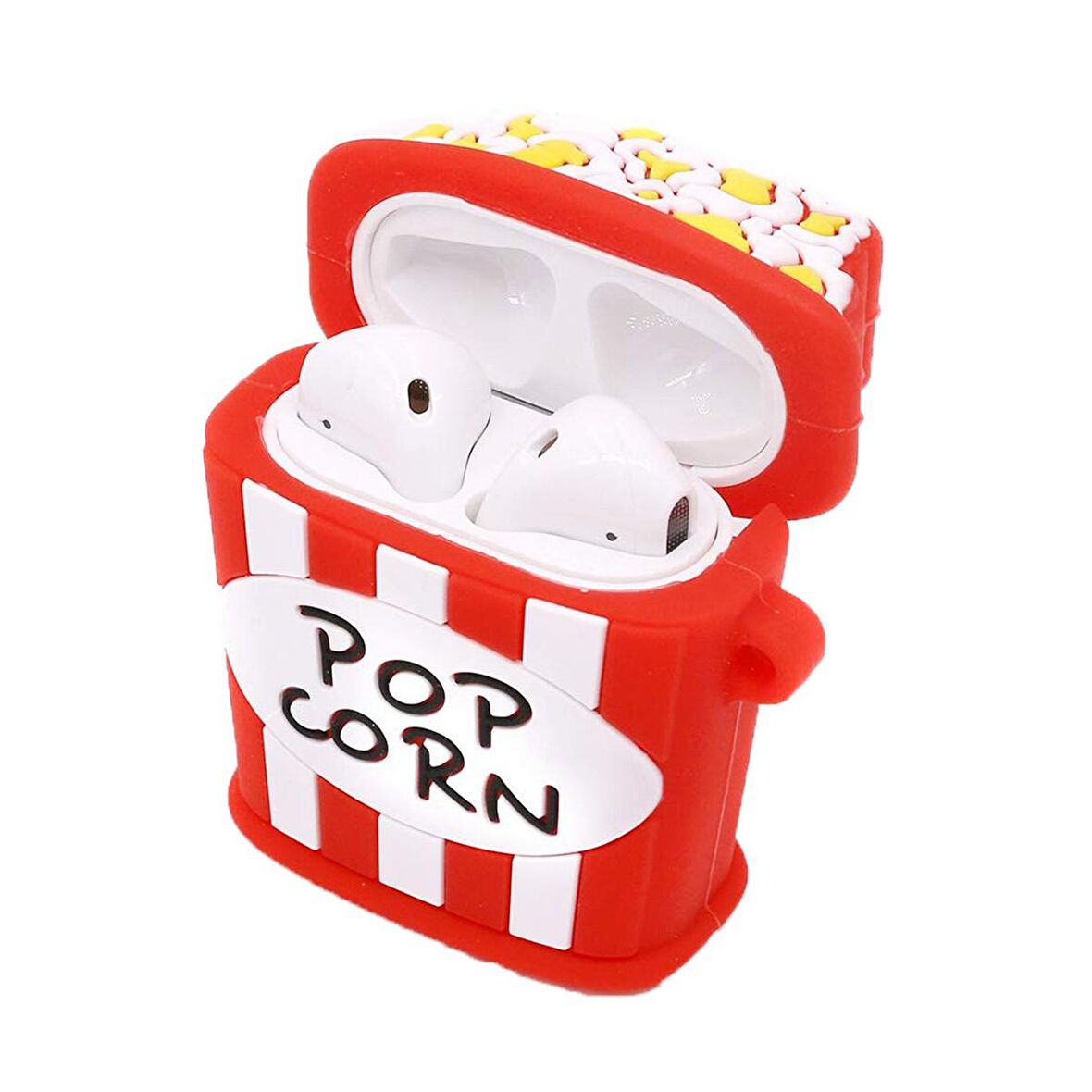 E2M AIRPODS 1-2 KILIF POPCORN BEYAZ