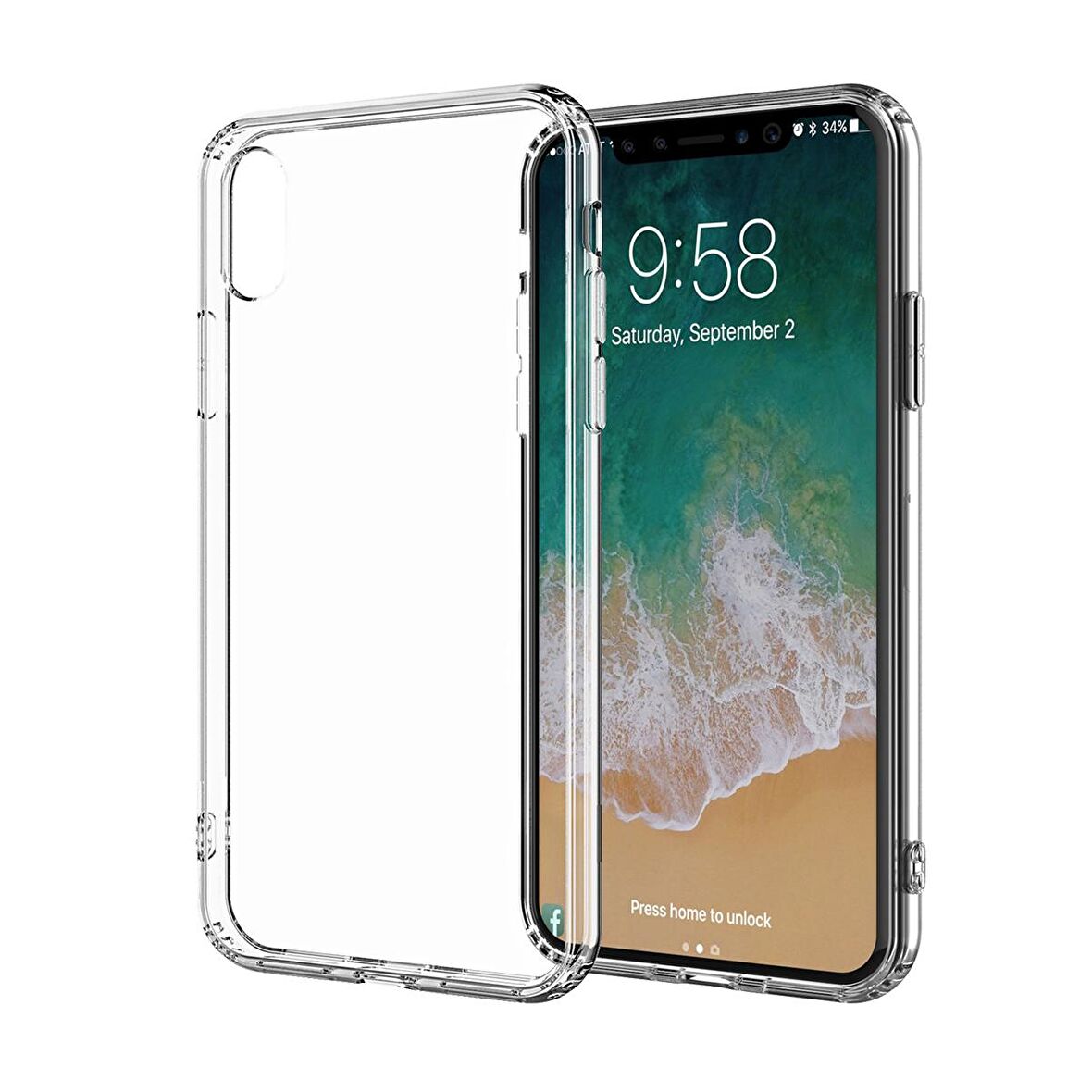 BİKAPAK ELIT AIR IPHONE X/XS ŞEFFAF KAPAK