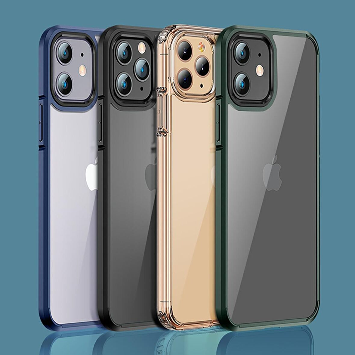 BİKAPAK ELIT CRYSTAL IPHONE 13 MİNİ MAVİ KAPAK
