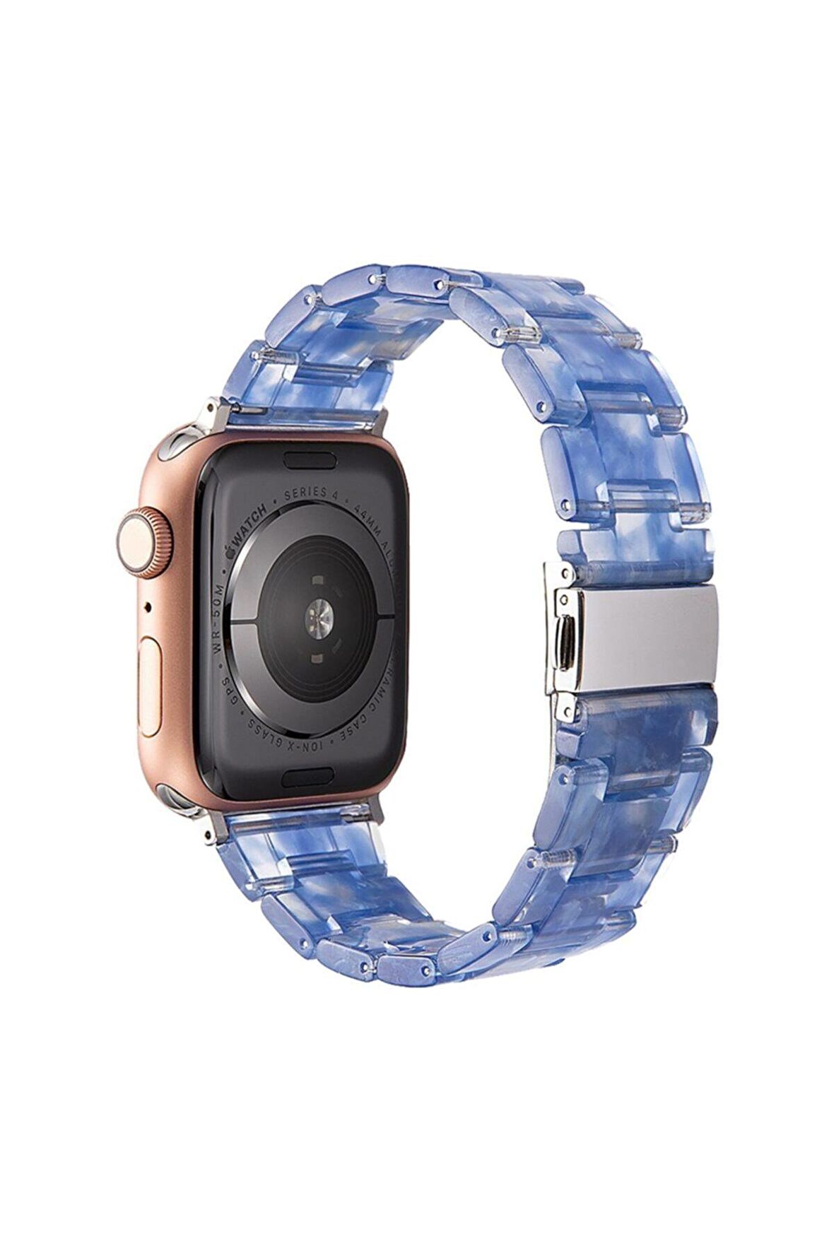 E2m Apple Watch Uyumlu 42-44mm Krd-25 Resin Mavi Kordon 