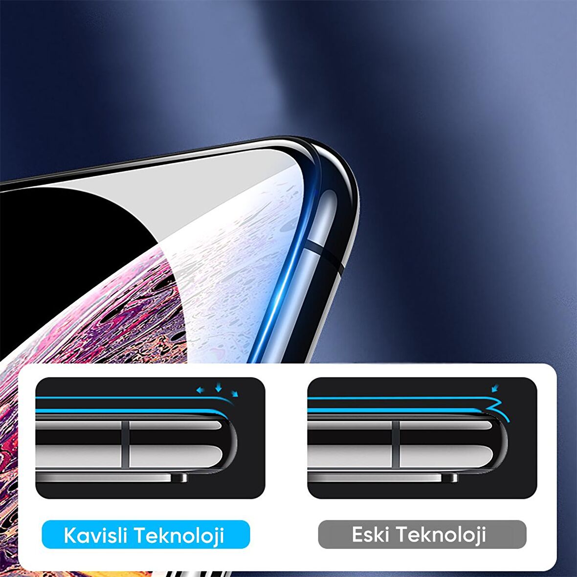 BİNANO CURVED CERAMIC MATTE IPHONE 13 MINI NANO EK