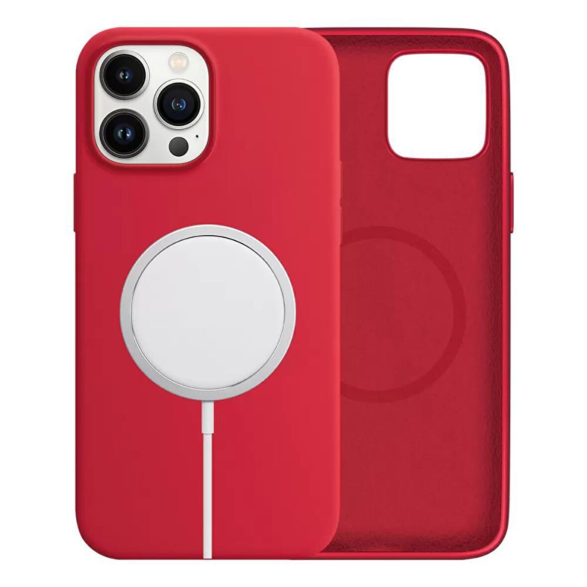 BİKAPAK MAGSENSE IPHONE 13 PRO RED KAPAK 