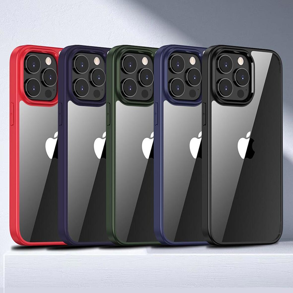 BİKAPAK ELIT CRYSTAL IPHONE 14 PRO KIRMIZI KAPAK