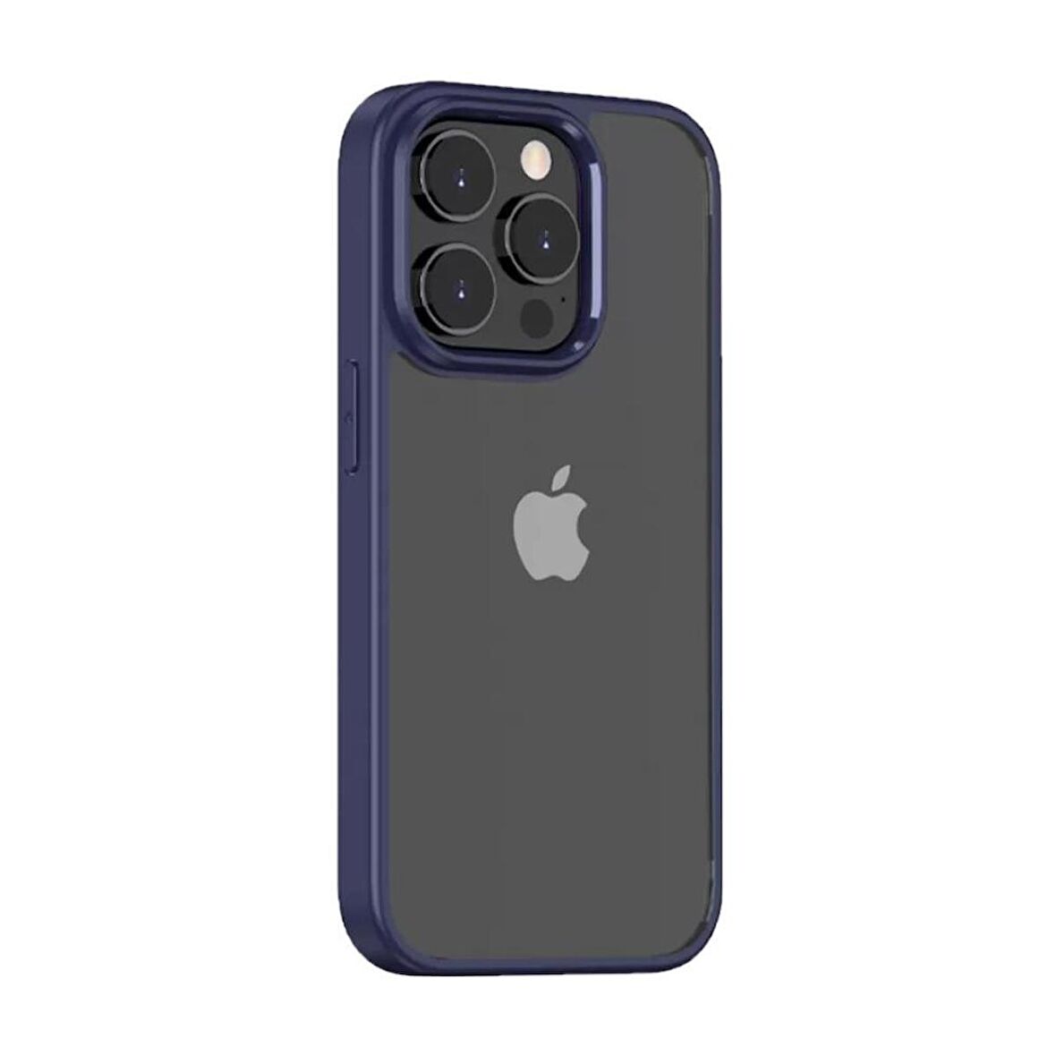 BİKAPAK ELIT CRYSTAL IPHONE 14 PRO MAVİ KAPAK