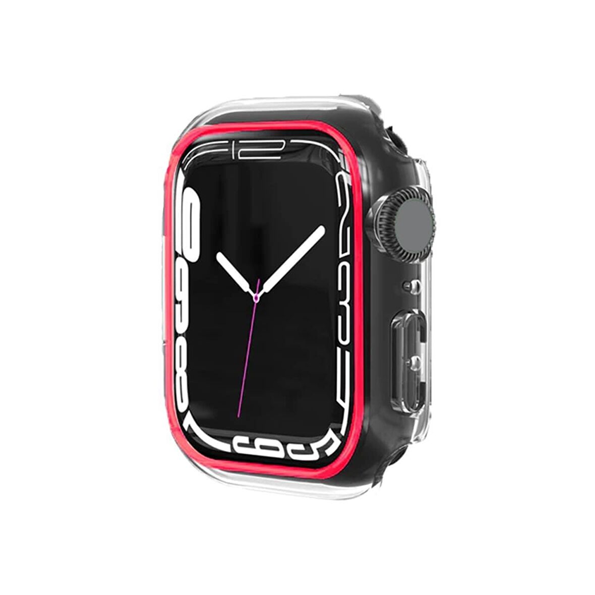 BİNANO Apple Watch Uyumlu 38MM FOSFORLU KASA VE EKRAN KORUYUCU PEMBE 