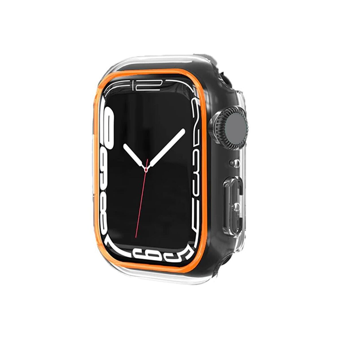 E2M Apple Watch Uyumlu 41MM FOSFORLU KASA VE EKRAN KORUYUCU TURUNCU 