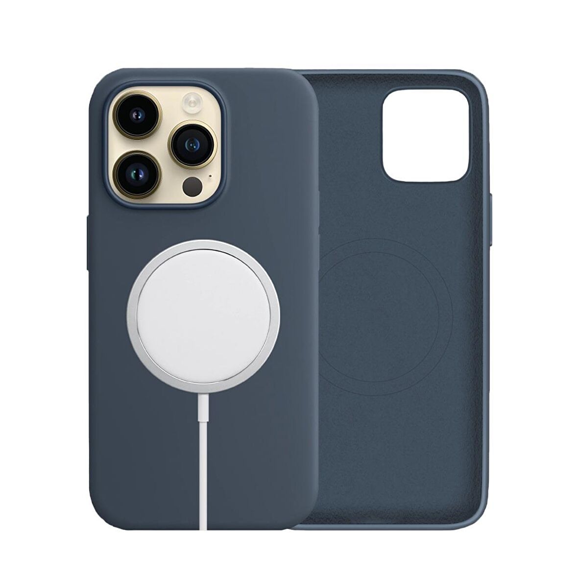 BİKAPAK MAGSENSE IPHONE 14 PRO STORM BLUE KAPAK