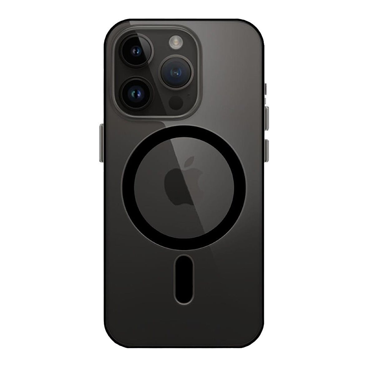 BİKAPAK MAGPRO IPHONE 14 PRO MAX SİYAH KAPAK