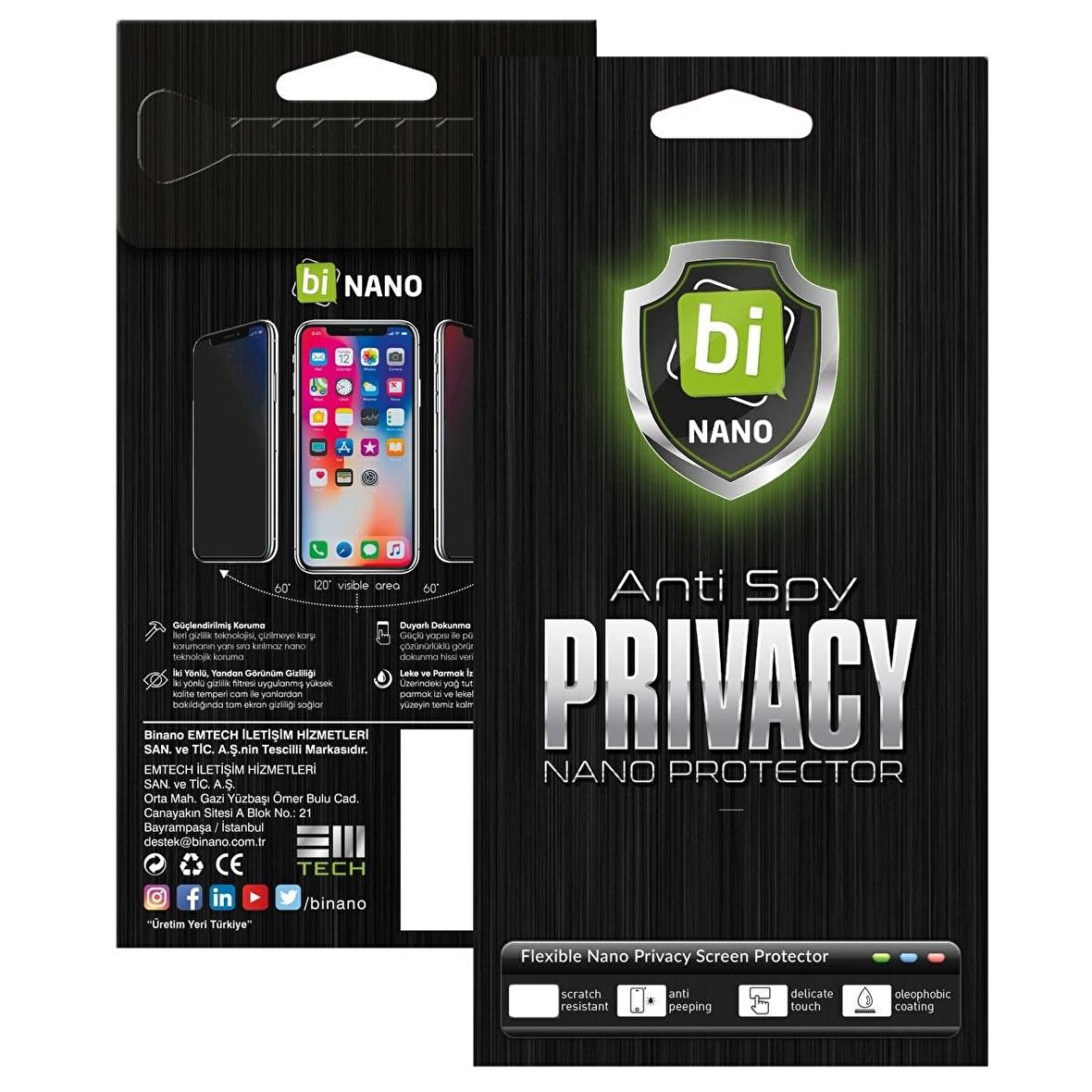 BİNANO EXTREME PRIVACY XIAOMI REDMI 10C NANO EKRAN KORUYUCU