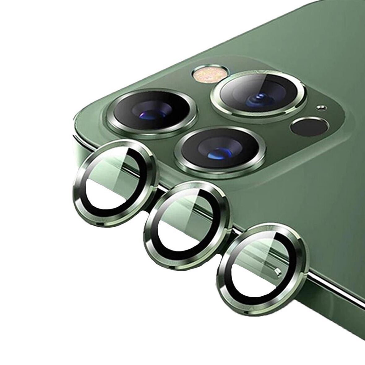 BİNANO METAL RİNG IPHONE 14 PRO/14 PRO MAX KOYU YE